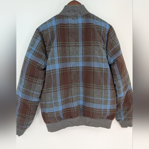 Prana Women's Plaid Goose Down Insulated Showdown Bomber Jacket Sz.S Outdoor - Picture 12 of 13